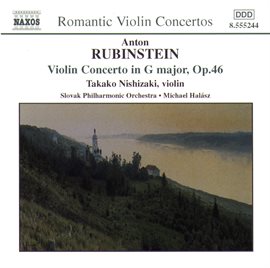 Cover image for Rubinstein: Violin Concerto - Cui: Suite Concertante