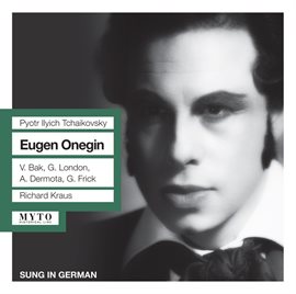 Cover image for Tchaikovsky: Eugene Onegin, Op. 24, Th 5 (recorded 1954)