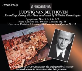 Cover image for Beethoven: War Time Recordings (recorded 1940-1944)
