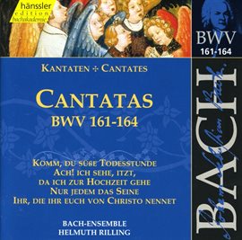 Cover image for Bach, J.s.: Cantatas, Bwv 161-164