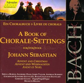 Cover image for Bach, J.s.: Book Of Chorale Settings (a), Advent And Christmas