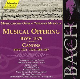 Cover image for Bach, J.s.: Musical Offering, Bwv 1079