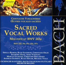 Cover image for Bach, J.s.: Magnificat In E-Flat Major, Bwv 243a