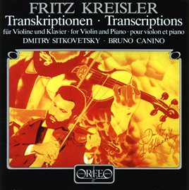 Cover image for Fritz Kreisler Transcriptions For Violin & Piano