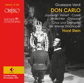 Cover image for Don Carlo - Wiener Staatsoper, October 25, 1970 (Live Recording)