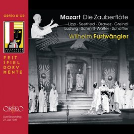 Cover image for Mozart: Die Zauberflöte, K. 620 (live At Salzburg Festival) (Live at Salzburg Festival)