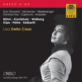 Cover image for Lisa Della Casa (wiener Staatsoper Live)
