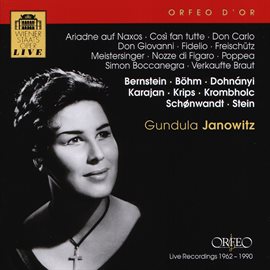 Cover image for Gundula Janowitz (wiener Staatsoper Live)