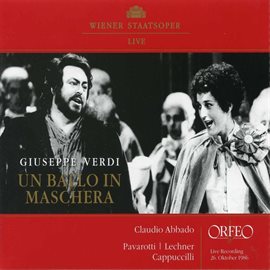 Cover image for Verdi: Un Ballo In Maschera (live)