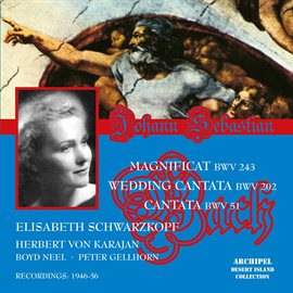 Cover image for Elisabeth Schwarzkopf Sings Bach