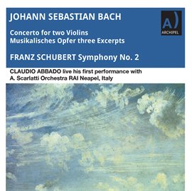 Cover image for J.s. Bach & Schubert: Works For 2 Violins & Orchestra (live)