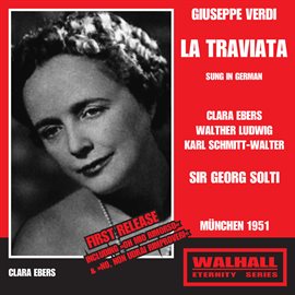 Cover image for Verdi: La Traviata (sung In German) [recorded 1951]