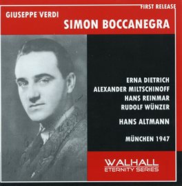 Cover image for Verdi: Simon Boccanegra (sung In German)