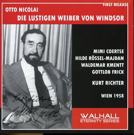 Cover image for Otto Nicolai: Die Lustigen Weiber Von Windsor (the Merry Wives Of Windsor) [recorded 1958]