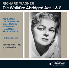 Imagen de portada para Die Walküre - Abridged Act 1 And 2