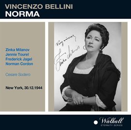 Cover image for Norma With Zinka Milanov Live Met 1944