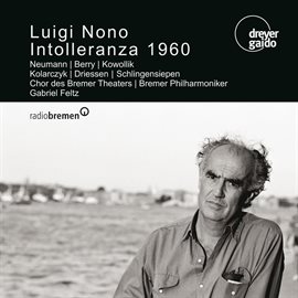 Cover image for Nono: Intolleranza 1960