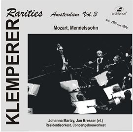 Cover image for Klemperer Rarities: Amsterdam, Vol. 3 (1951-1954)