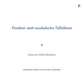 Cover image for Trombett- Und Musikalischer Taffeldienst