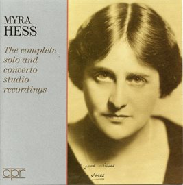 Cover image for The Complete Solo & Concerto Studio Recordings (recorded 1928-1957)