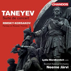 Cover image for Taneyev: Suite De Concert & Rimsky-Korsakov: Fantasy On Russian Themes