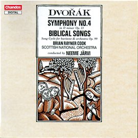 Cover image for Dvořák: Symphony No. 4 & Biblical Songs