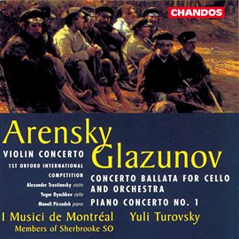 Cover image for Glazunov: Piano Concerto No. 1, Concerto Ballata In C Major - Arensky: Violin Concerto In A Minor