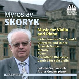 Cover image for Skoryk: Music For Violin And Piano