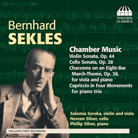 Cover image for Sekles: Chamber Music