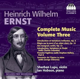 Imagen de portada para Ernst: Complete Violin Music, Vol. 3