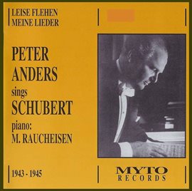 Imagen de portada para Schubert: Art Songs