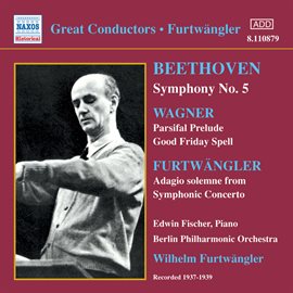 Cover image for Beethoven: Symphony No. 5 / Wagner: Parsifal Prelude (furtwangler) (1937-1939)