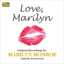 Cover image for Love, Marilyn - Original Recordings By Marilyn Monroe (1953-1958)