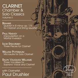 Cover image for Clarinet Chamber & Solo Classics, Vol. 2