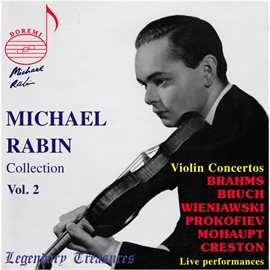 Cover image for Michael Rabin, Vol. 2: 6 Violin Concertos (live)
