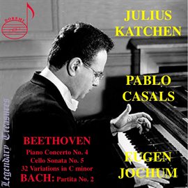 Cover image for Julius Katchen, Vol. 1: Bach & Beethoven (live)