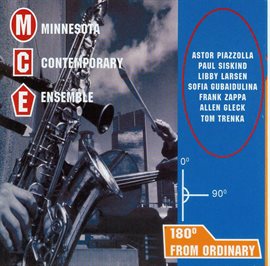 Cover image for Minnesota Contemporary Ensemble: 180 Degrees From Ordinary