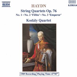 Cover image for Haydn: String Quartets Op. 76, Nos. 1-3