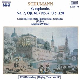 Cover image for Schumann, R.: Symphonies Nos. 2 And 4