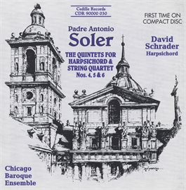 Cover image for Soler: Quintets For Harpsichord & Strings