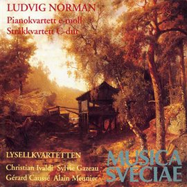 Cover image for Norman: Pianokvartett E-Moll - Stråkkvartett C-Dur