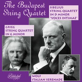 Cover image for Sibelius, Grieg & Wolf: Chamber Works