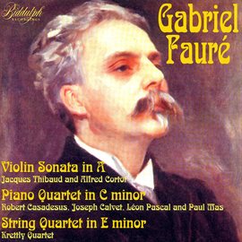 Cover image for Fauré: Chamber Works