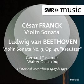 Cover image for Franck & Beethoven: Violin Sonatas