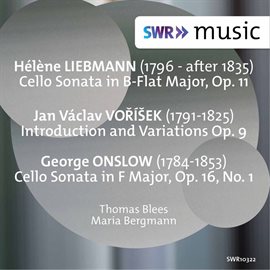 Cover image for Liebmann, Voříšek & Onslow: Works For Cello & Piano