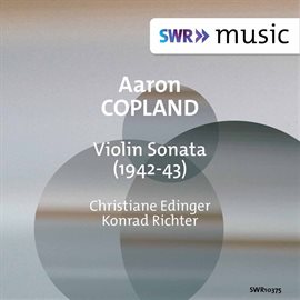 Imagen de portada para Copland: Violin Sonata