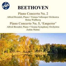 Cover image for Beethoven: Piano Concertos Nos. 2 & 5 "Emperor"