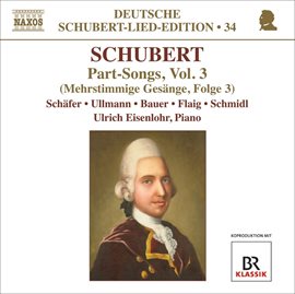 Cover image for Schubert: Lied Edition 34 - Part Songs, Vol. 3