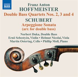 Cover image for Hoffmeister: Double Bass Quartets Nos. 2-4