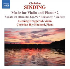 Cover image for Sinding, C.: Violin And Piano Music, Vol. 2